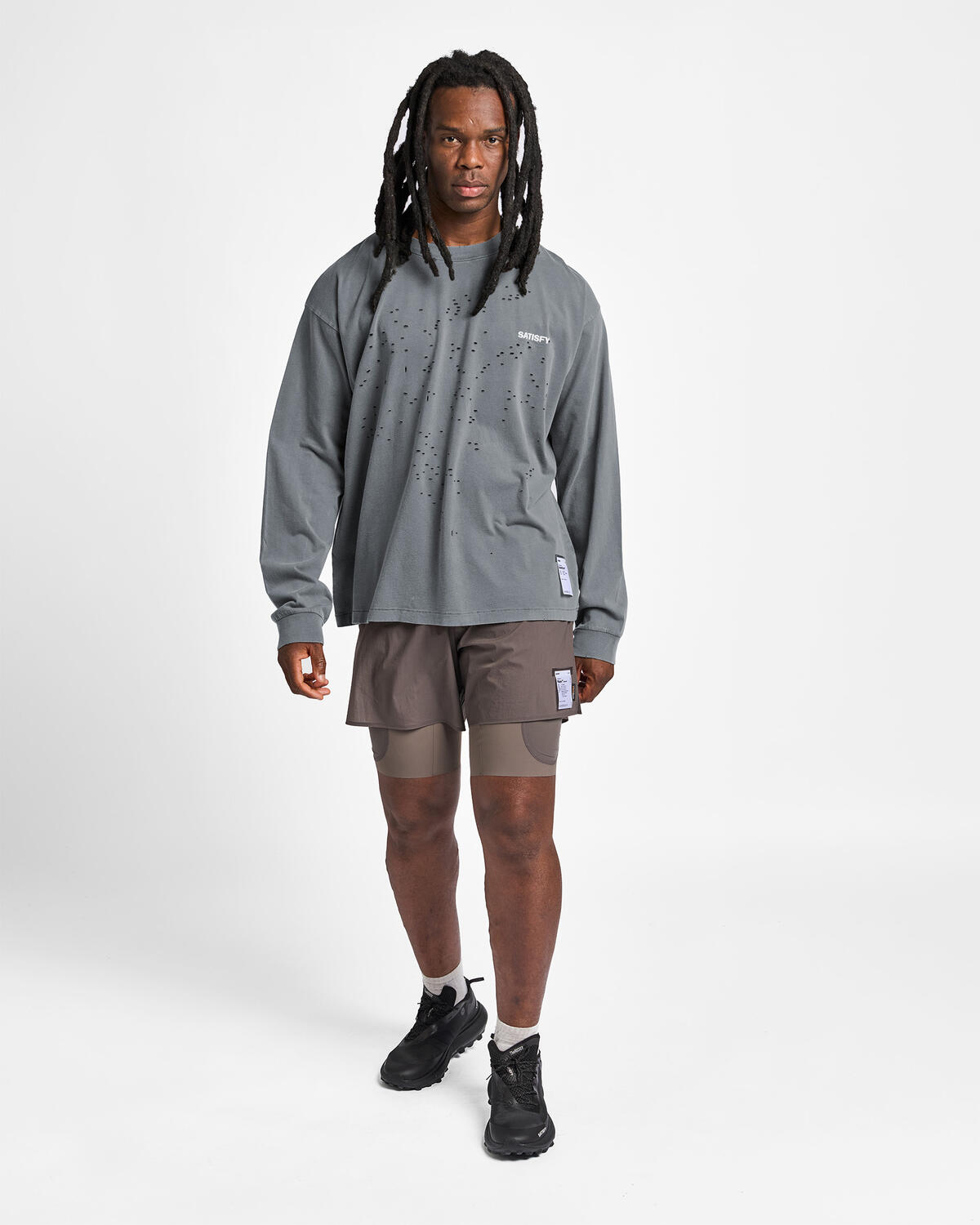 Satisfy MothTech Long Tee | 11073-01A02 | AFEW STORE